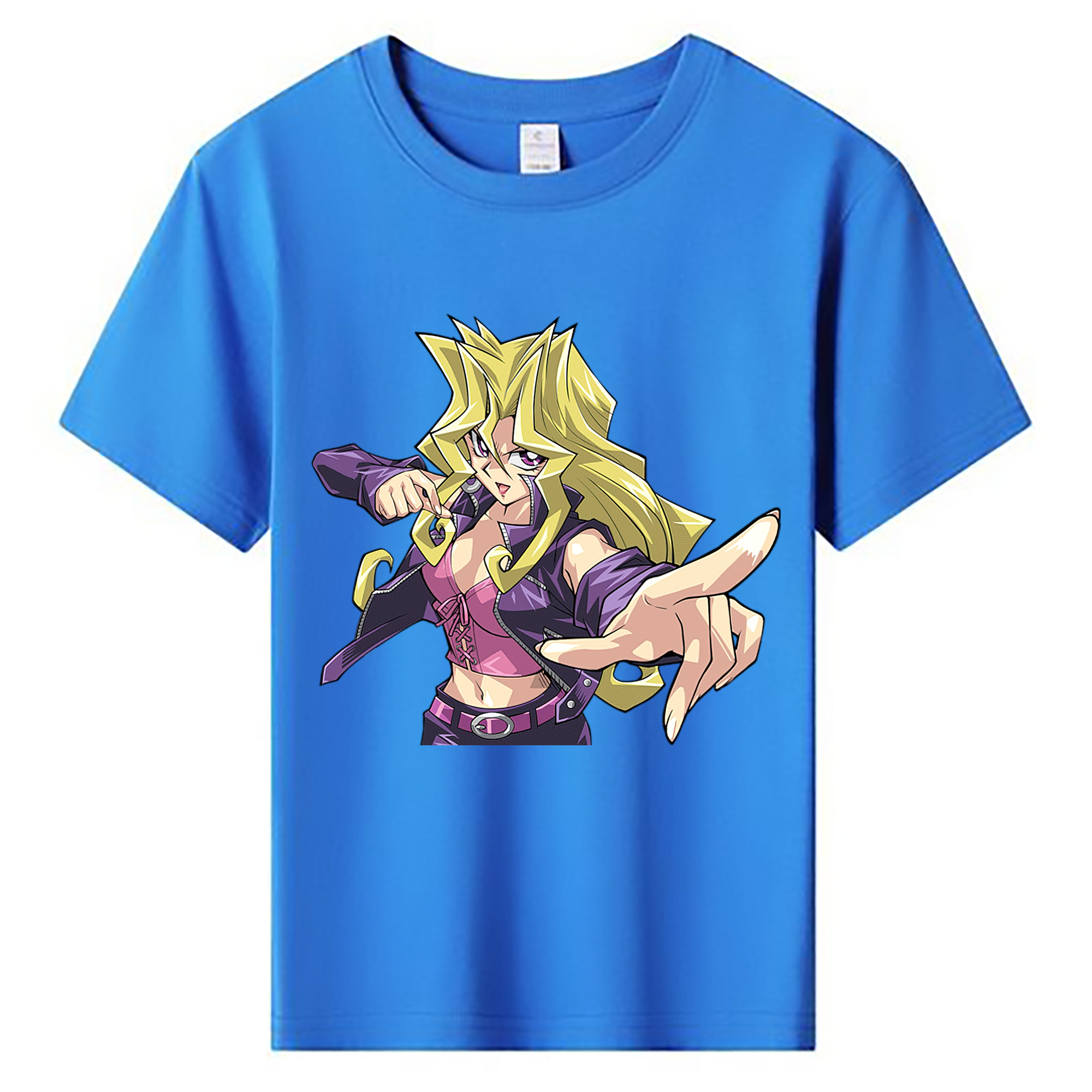 （画像用） 遊☆戯☆王 Yu-Gi-Oh! 綿100％キッズTシャツ（フロントプリント）